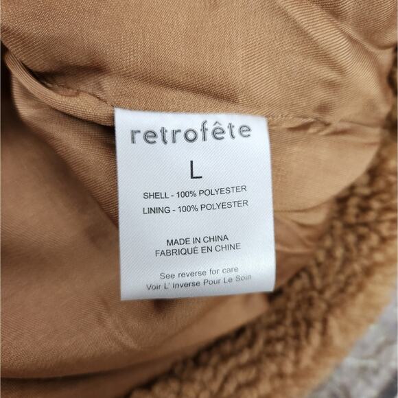Retrofete Amelio Teddy Mini Skirt Brown Size Large NWT - Picture 10 of 11